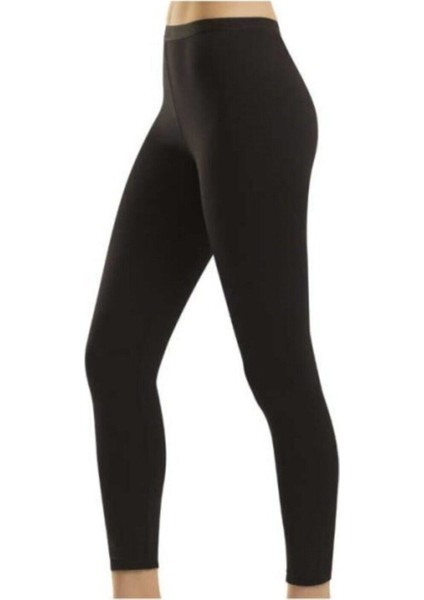 Kadın Siyah Termal Tayt