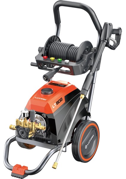 Lutian LT802 - 200 Bar 4.5 Hp Yüksek Basınçlı Araba Yıkama Makinesi 3300 Watt - Indiksiyon Motor