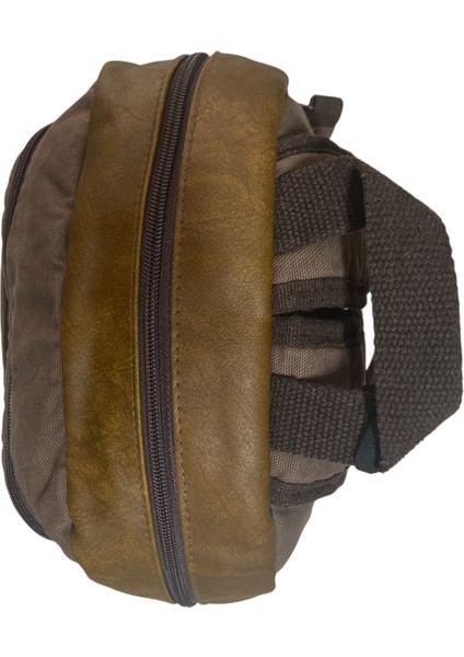 Old Cotton Kaliteli Siyah Vintage Salaş Baskılı Disayn Günlük Gezi Okul Sırt Çantası Revilla Bag 28X38CM