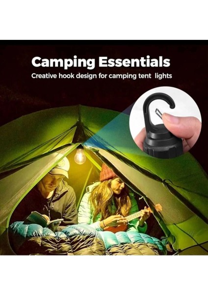 Taşınabilir Şarjlı LED Ampül Outdoor Kamp Bahçe Lambası 10W Askılı Kırılmaz LED Işık fırsatları