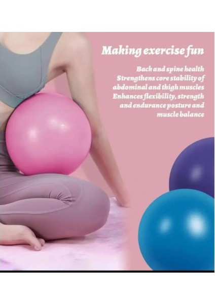 Küçük Boy Pilates Topu 20 cm Denge ve Güçlendirme Topu fırsatları