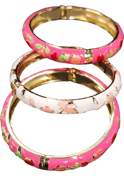 Üçlü Kombin Mineli Kelepçe Bileklik