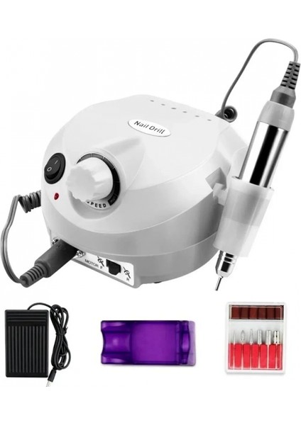 Profesyonel Elektrikli Freze Tırnak Parlatıcı Törpü Manikür Pedikür Makinesi Point Power