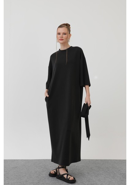 Kadın Kuşak Detaylı Basic Elbise modelleri