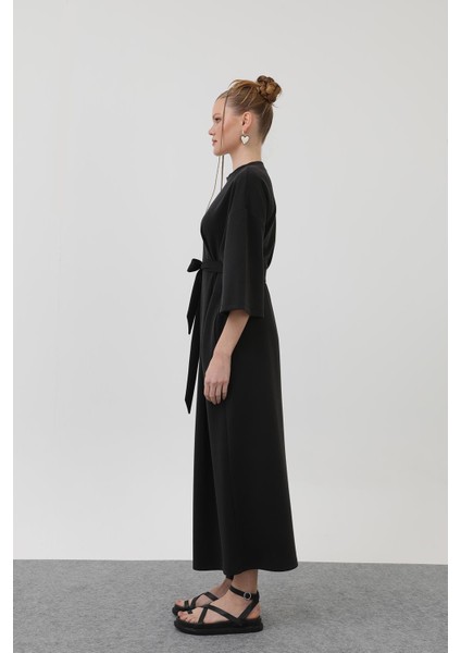 Kadın Kuşak Detaylı Basic Elbise indirimleri