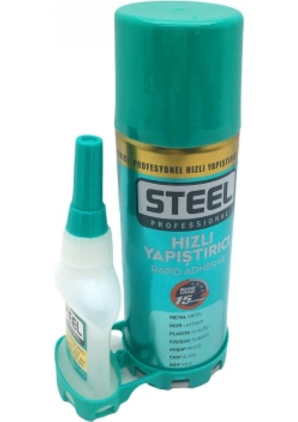 Steel 200ML+20GR Orta Hızlı Yapıştırıcı (4887)