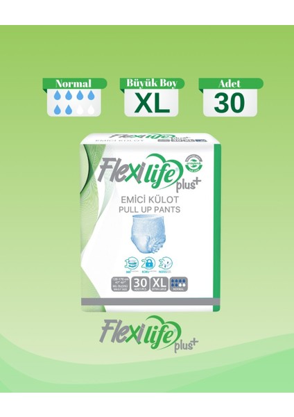 Ped Emici Külot Yetişkin Hasta Bezi Xlarge Boy 30'lu