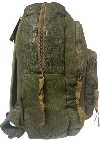 Old Cotton Kaliteli Siyah Vintage Salaş Baskılı Disayn Günlük Gezi Okul Sırt Çantası Revilla Bag 28X38CM indirimleri