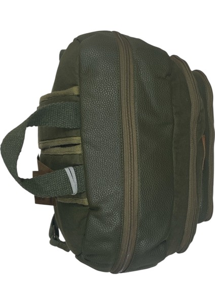 Old Cotton Kaliteli Siyah Vintage Salaş Baskılı Disayn Günlük Gezi Okul Sırt Çantası Revilla Bag 28X38CM