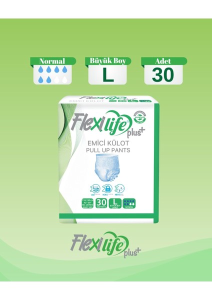 Ped Emici Külot Yetişkin Hasta Bezi Large Boy 30'lu