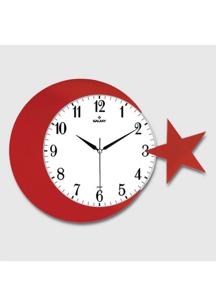 Ay Yildiz Duvar Saati 134-1