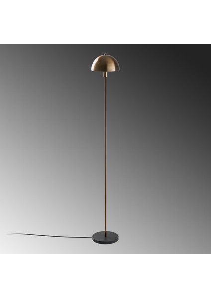 Togg Modern Metal Sıvama Başlık Ayaklı Lambader Eskitme, Retro Köşe ve Okuma Lambası TOGG-14816