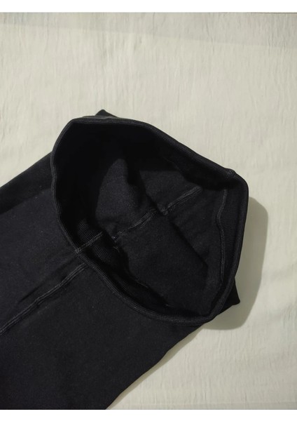 Kadın Siyah Yüksek Bel Termal Tayt fırsatları