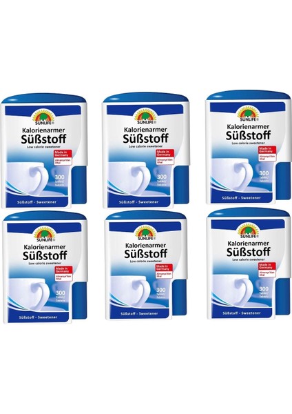 Sübstoff Tatlandırıcı 300 Tablet Cep Boy (6 Adet)