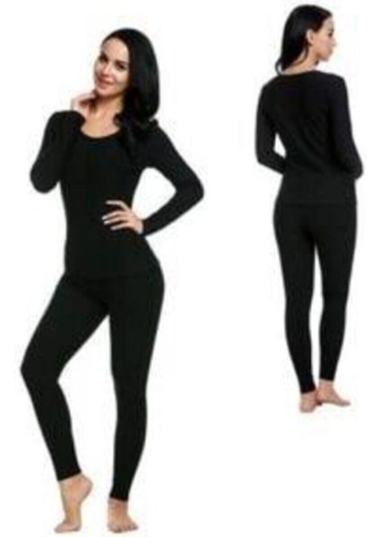 Kadın Siyah Termal Alt-Üst Takım fiyatları