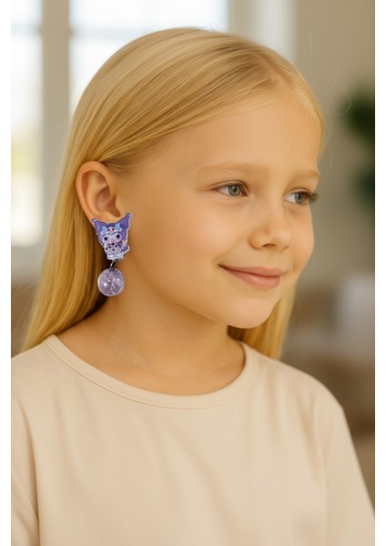 Kuromi Deliksiz Kıstırmalı Küpe fiyatları