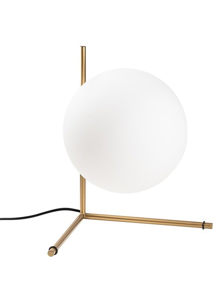 Luminar Modern Glop Cam Başlıklı Masa Lambası Dekoratif Aydınlatma Parlak Gold LUMINAR-14171 modelleri
