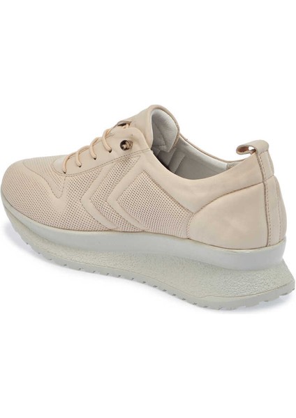 Bej Hakiki Deri Kadın Sneaker - K24I1AY67094-A25