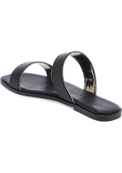 Siyah Vegan Kadın Terlik - K24Y1TR67090-O3C