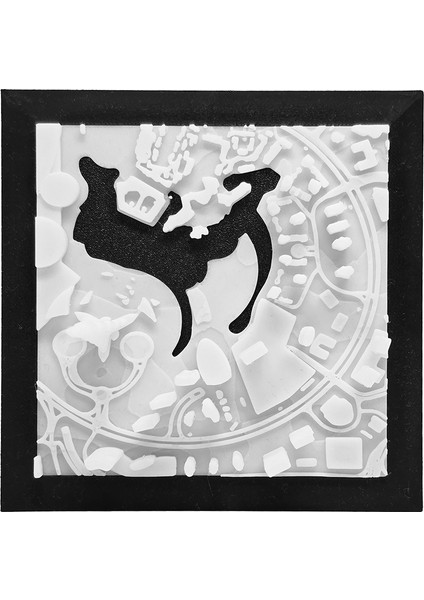 Dubai Burj Khalifa Minyatür Duvar ve Masa Dekorasyonu Üç Boyutlu Mini Tablo fiyatları