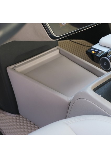 TOGG T10X Tam Uyumlu Ara Konsol Beyaz (Krem) – Carvion Premium Serisi