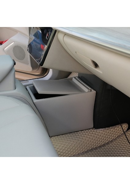 TOGG T10X Tam Uyumlu Ara Konsol Beyaz (Krem) – Carvion Premium Serisi