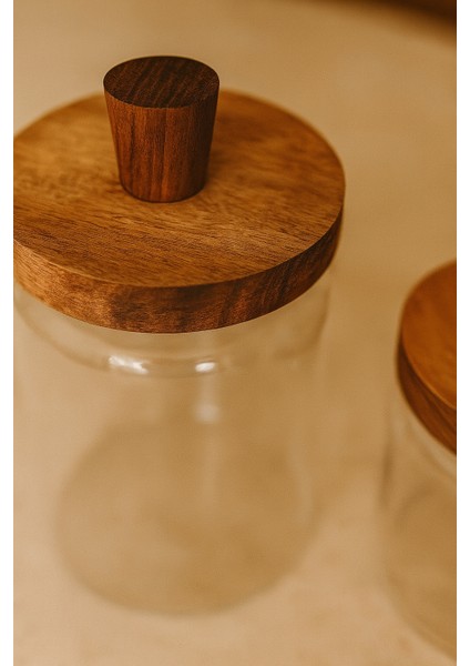 Akasya Vakum Kapaklı Cam Kavanoz – 2’li Set (700 ml & 450 Ml) fiyatları