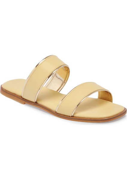 Sarı Vegan Kadın Terlik - K24Y1TR67090-R87 indirimleri