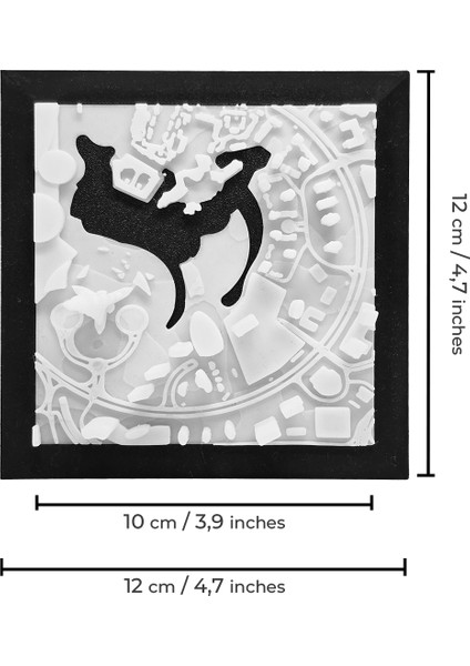 Dubai Burj Khalifa Minyatür Duvar ve Masa Dekorasyonu Üç Boyutlu Mini Tablo fırsatları