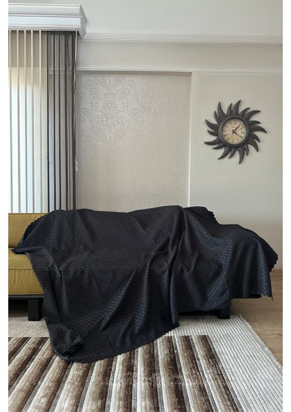 Kadife Şönil Koltuk Örtüsü, Kaymaz Kanepe Örtüsü, Koltuk Şalı (180 x 220CM)