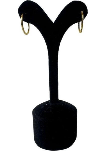 5721 6'lı Halka Küpe 3 Boy 3 Çift Kombin Çoklu Gold Küpe modelleri