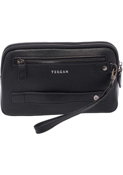 Siyah Hakiki Deri Erkek El Çantası - S1PC00021488-A6F