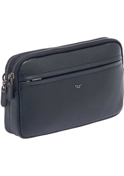 Lacivert Hakiki Deri Erkek El Çantası - S1PC00021488-X86