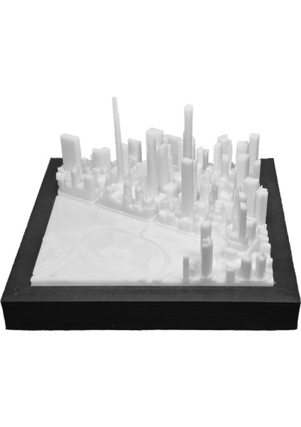 Amerika New York Central Park Minyatür Duvar ve Masa Dekorasyonu Üç Boyutlu Mini Tablo modelleri