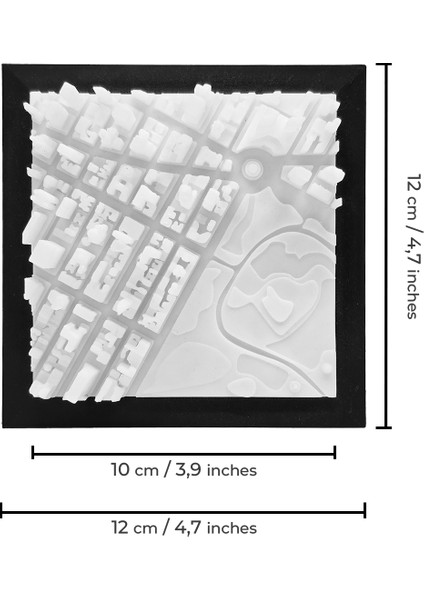Amerika New York Central Park Minyatür Duvar ve Masa Dekorasyonu Üç Boyutlu Mini Tablo fırsatları