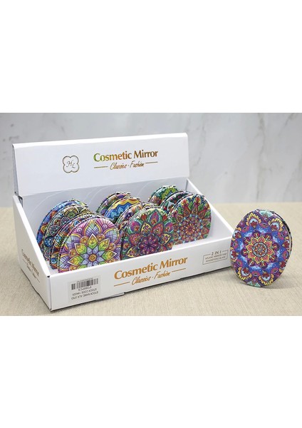 Taşlı El Aynası Oval Ince ALK3763 - Lisinya