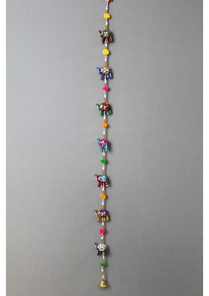 7'li Asmalı Aynalı Fil KSK3113 - Lisinya