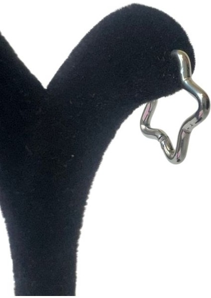 9582 6'lı Gümüş Renkli Yıldız Küpe 3 Çift Kombin Çoklu Küpe fiyatları