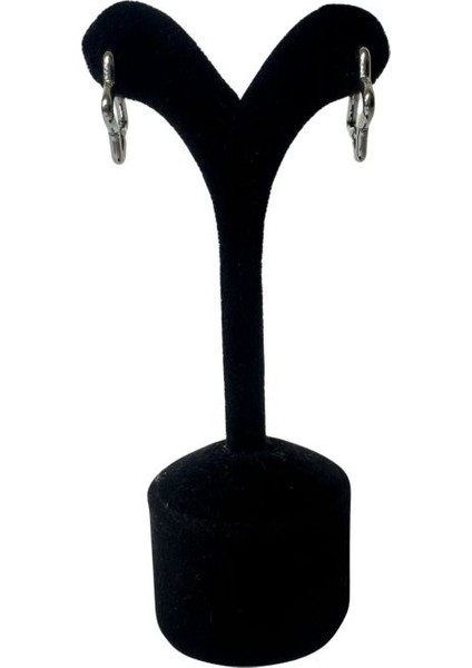 9582 6'lı Gümüş Renkli Yıldız Küpe 3 Çift Kombin Çoklu Küpe modelleri