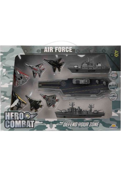 Air Force Fırlatma Rampalı Askeri Uçak Gemisi Seti - T064 (Lisinya) fiyatları