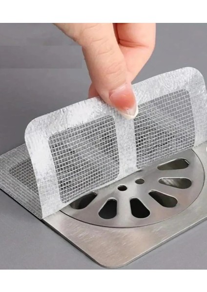 1 Adet Yapışkanlı Banyo Gider Koruyucu Saç Toplayıcı – Gider Böcek Koruyucu & Süzgeci