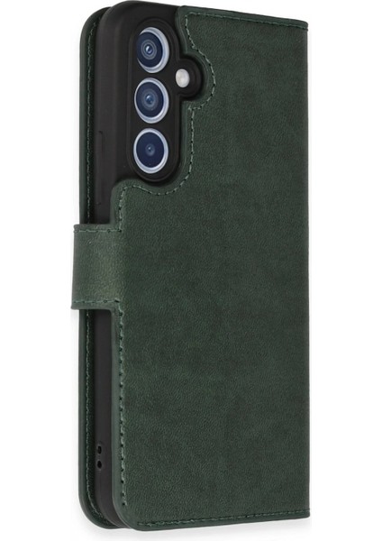 Samsung Galaxy A34 5g Kılıf Trend S Plus Kapaklı Kılıf - Yeşil fiyatları