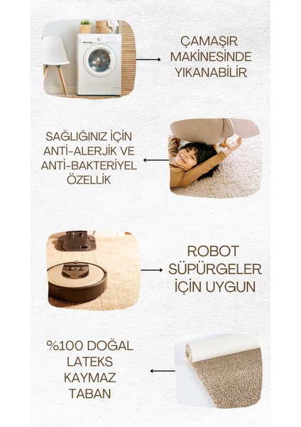 Marta Banyo Paspas Seti 2’li 60X100 & 60X50 cm – Kaymaz Doğal Lateks Taban Yumuşak Kemik Turuncu Renk Geometrik Desenli fiyatları