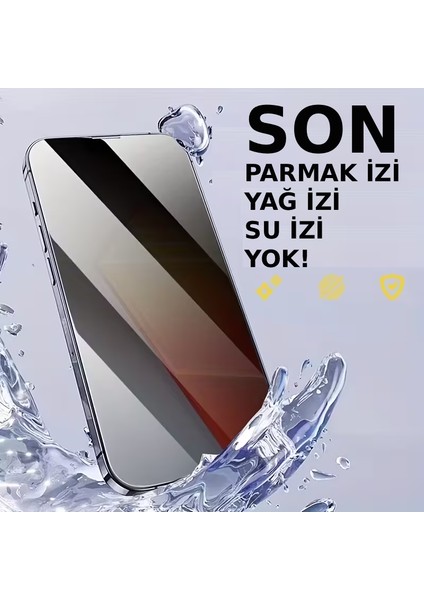 IPhone 15 Uyumlu Tam Kaplayan Hayalet Ekran Koruyucu | Gizli Cam | 9h Temperli Privacy modelleri