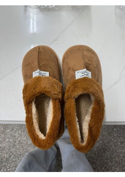 Unisex Içi Yünlü Kışlık Panduf- Eva Taban Ev Botu- Ayakkabısı