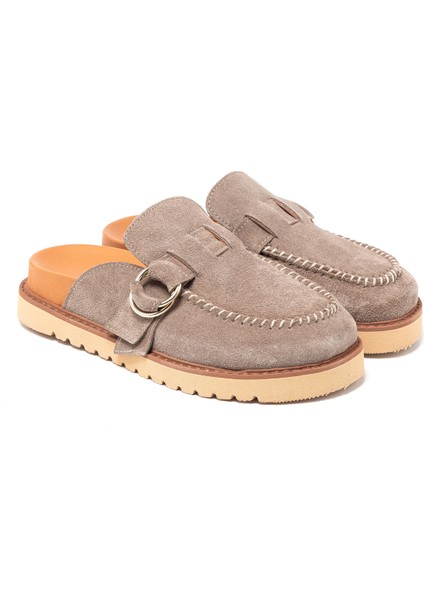 Kadın Terlik RC-26Y-180-59084 John May Bej Süet 17 modelleri