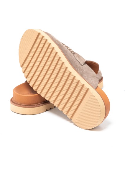 Kadın Terlik RC-26Y-180-59084 John May Bej Süet 17 indirimleri