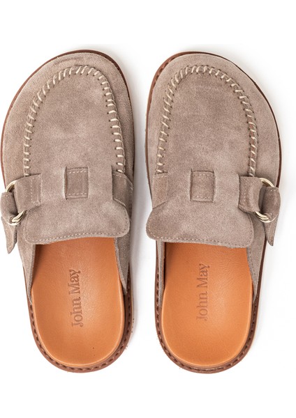 Kadın Terlik RC-26Y-180-59084 John May Bej Süet 17