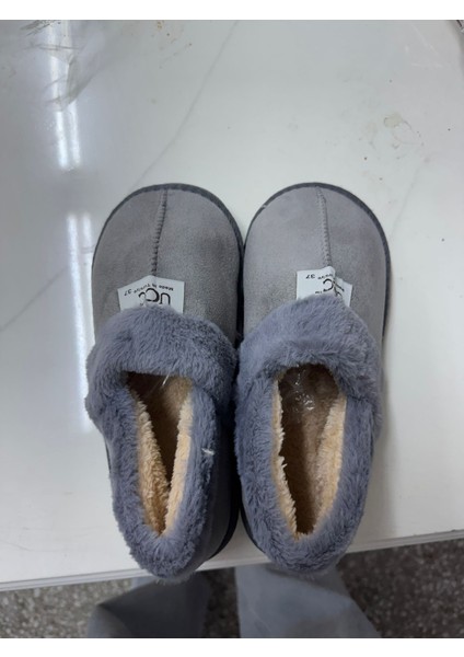 Unisex Içi Yünlü Kışlık Panduf- Eva Taban Ev Botu- Ayakkabısı