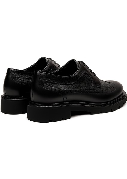 GR0404 Hakiki Deri Italyan Tarz Tasarım Eva Yüksek Taban Koku Yapmaz Siyah Spor Klasik Ayakkabı fırsatları